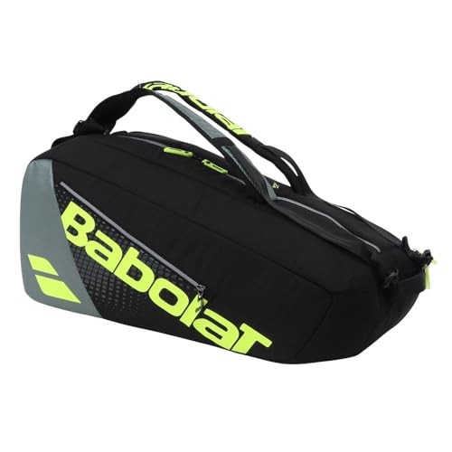 Babolat Sac RH6 Pure Aero Gris Métallisé / Noir / Jaune Fluo