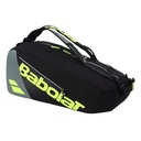 Babolat Sac RH6 Pure Aero Gris Métallisé / Noir / Jaune Fluo
