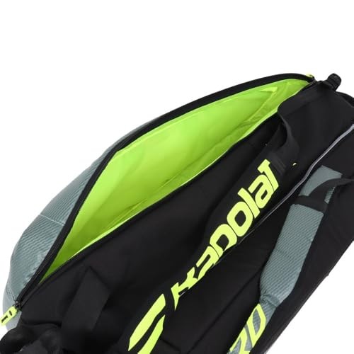 Babolat Sac RH6 Pure Aero Gris Métallisé / Noir / Jaune Fluo