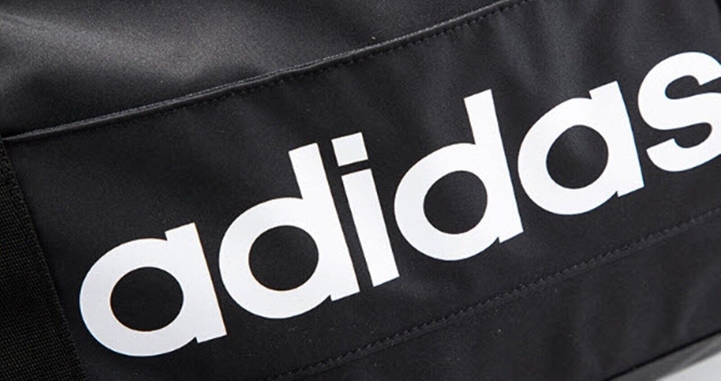 Adidas Sac en toile Linear Format moyen noir