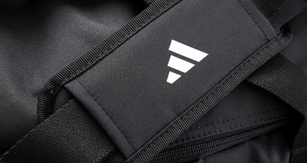 Adidas Sac en toile Linear Format moyen noir
