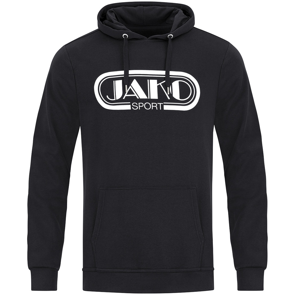 [6711-800-S] JAKO Sweat à capuchon Rétro (6711) (S, 800)