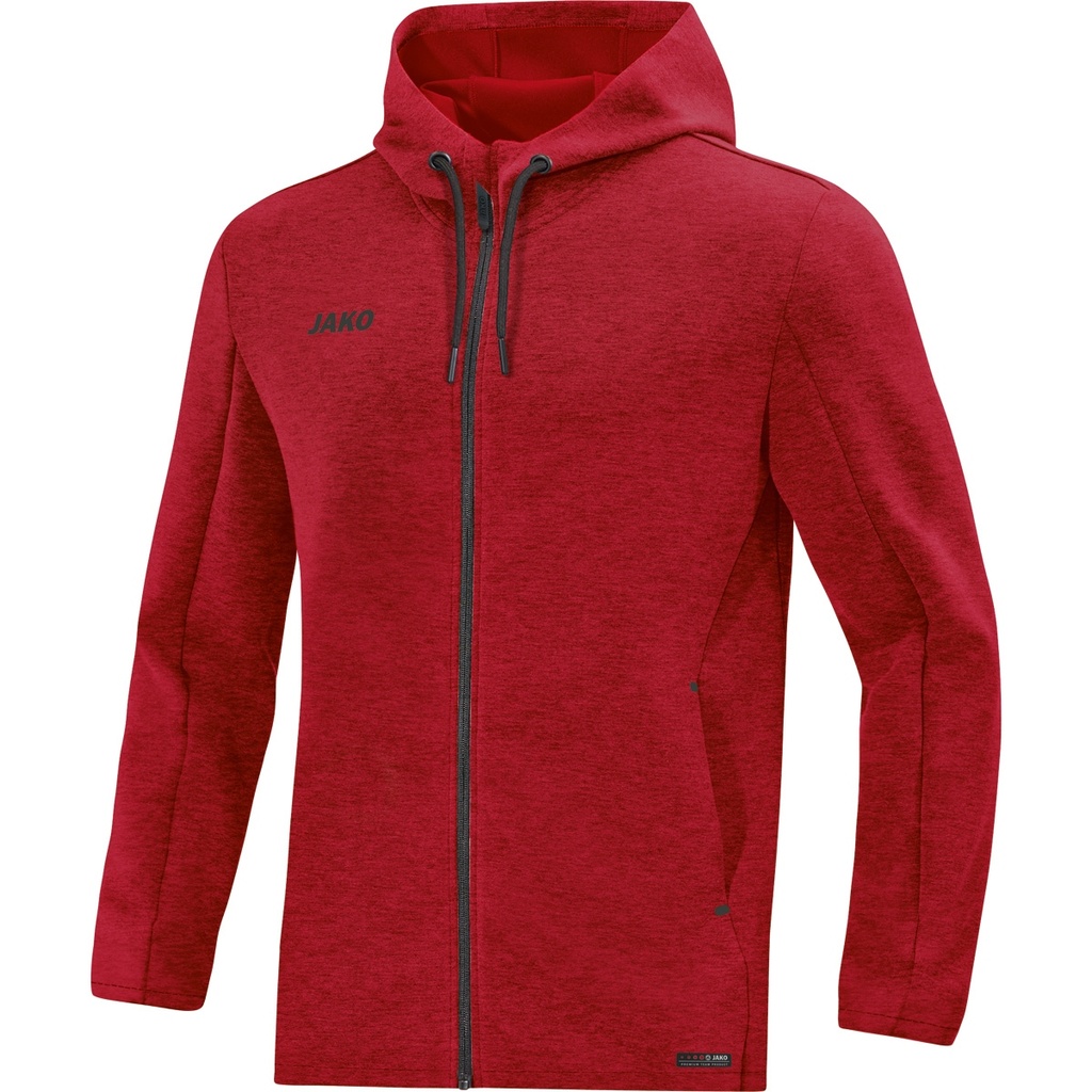 [6829-01-S] JAKO Veste à capuchon Premium Basics (6829) (S, 01)