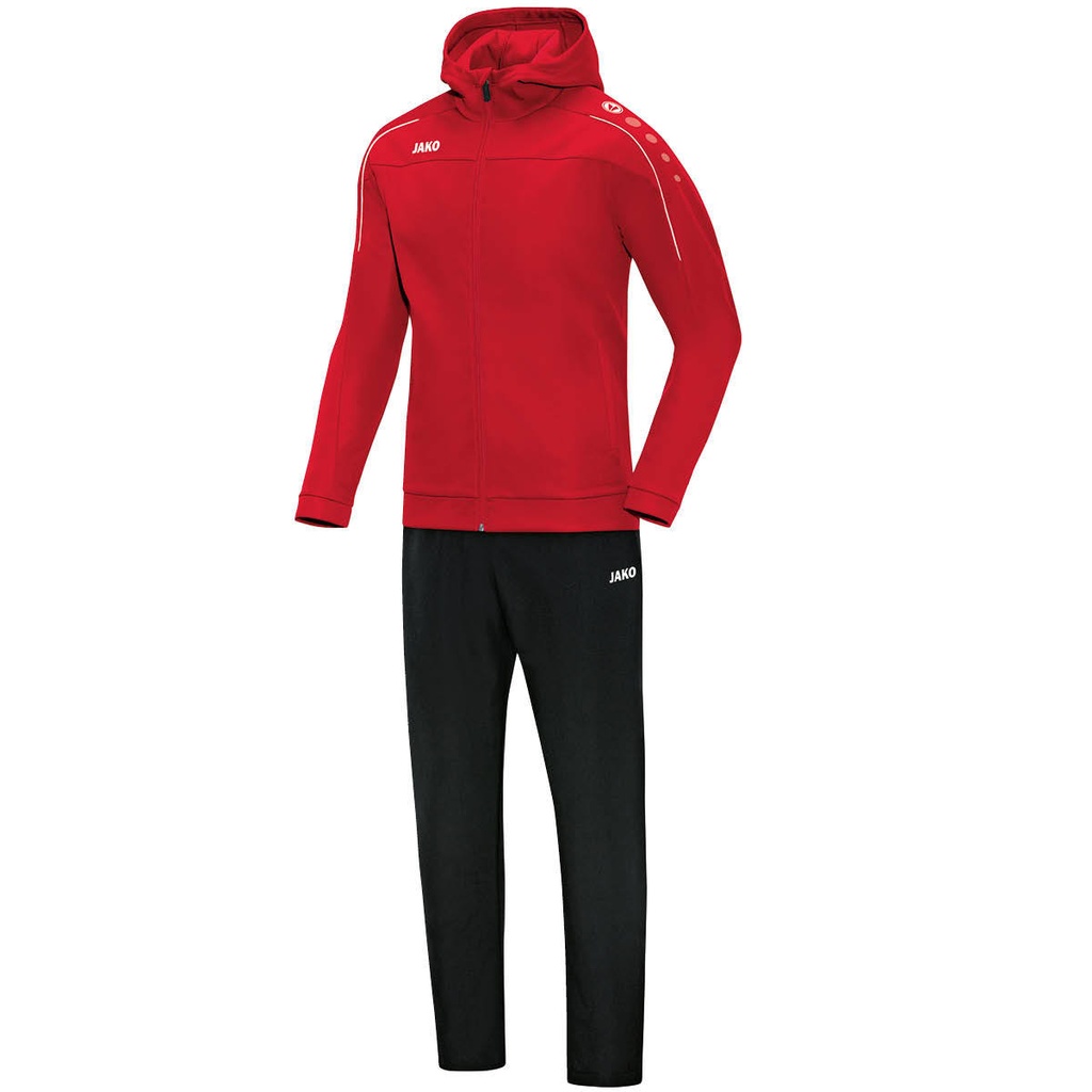 [M9650-01-128] JAKO Survêtement de loisir à capuchon Classico (M9650) (128, 01)