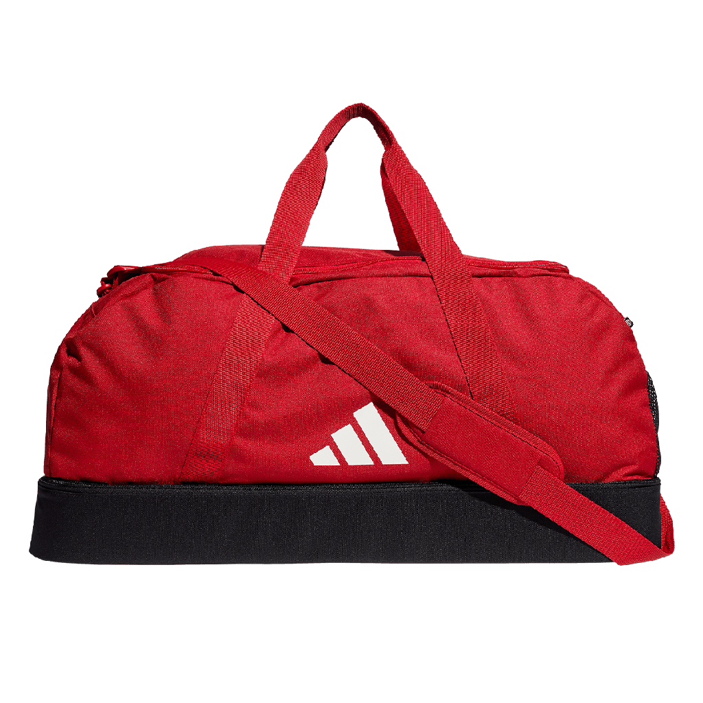 [IB8656] Adidas Tiro League (Large) Sac De Sport Avec Compartiment Inférieur - Rouge / Noir