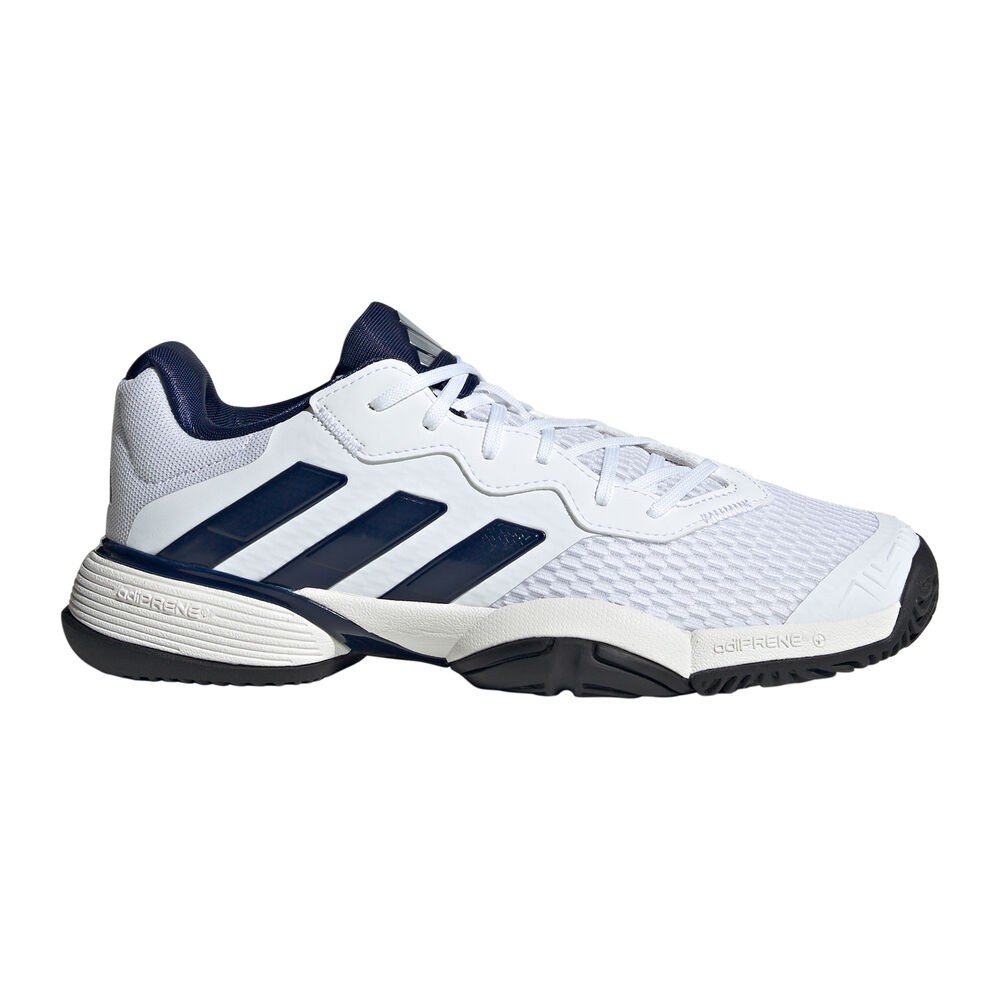 Adidas Barricade enfants blanc/bleu