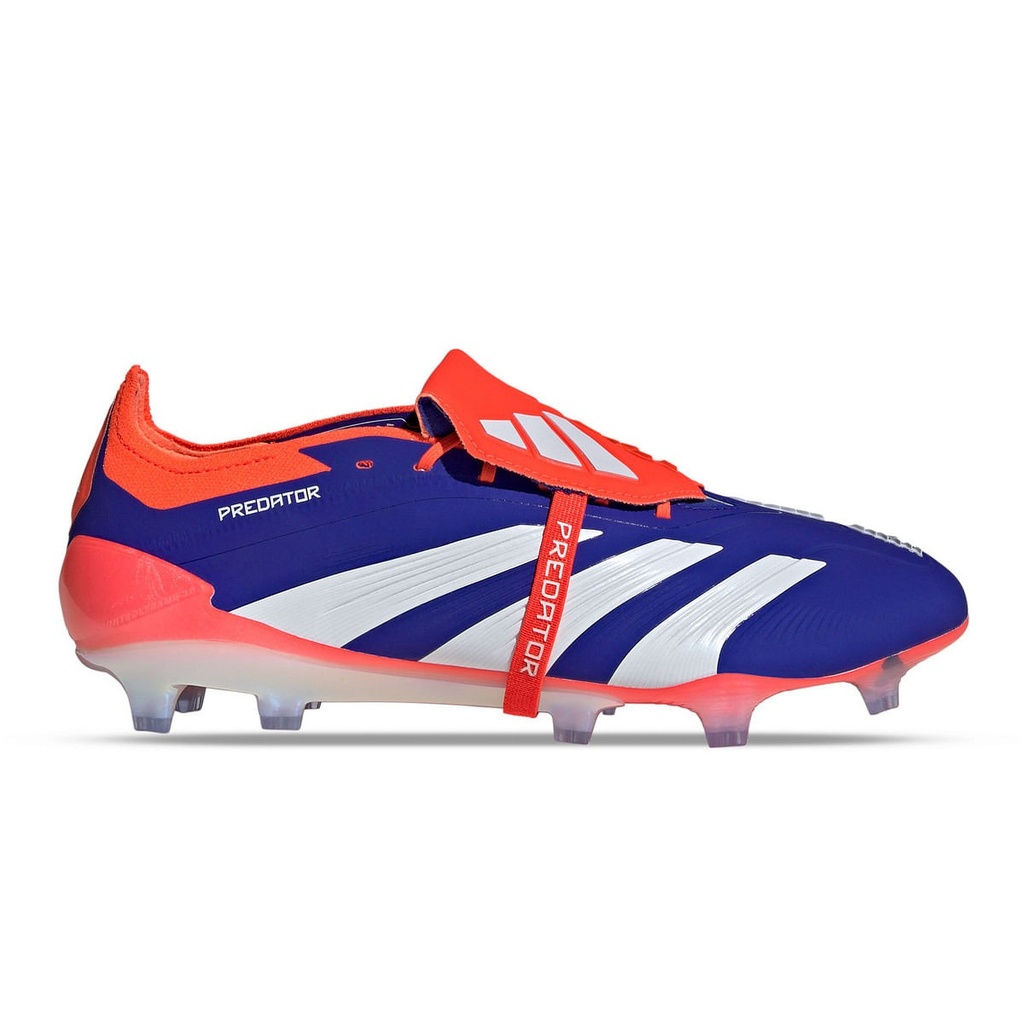 Adidas Chaussure languette rabattue Predator Elite Terrain souple bleu/blanc/rouge