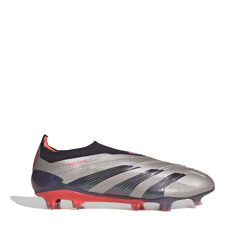 Adidas Chaussure Predator Elite Terrain souple LL Platinum Metallic/Aurora Black/Carbon