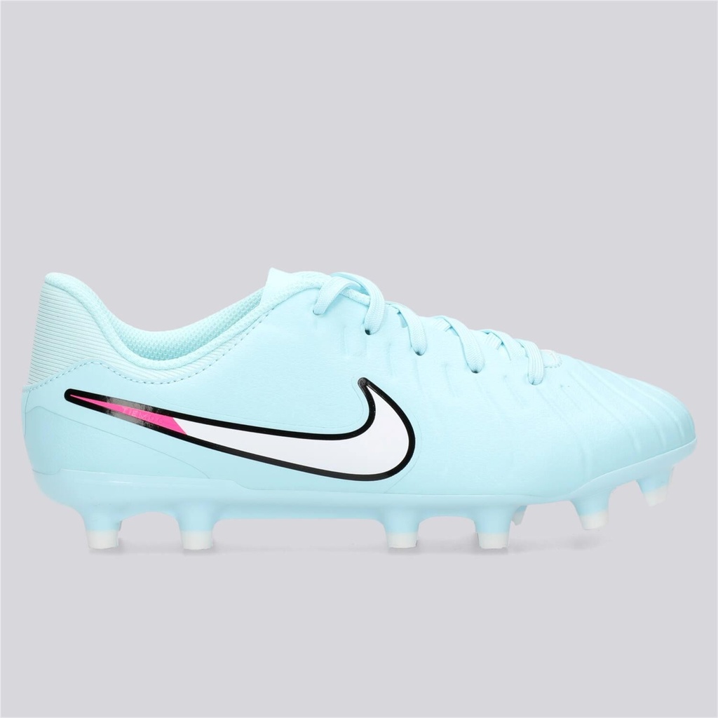 Nike Jr. Tiempo Legend 10 Academy FG/MG Bleu Clair Blanc Rose Vif