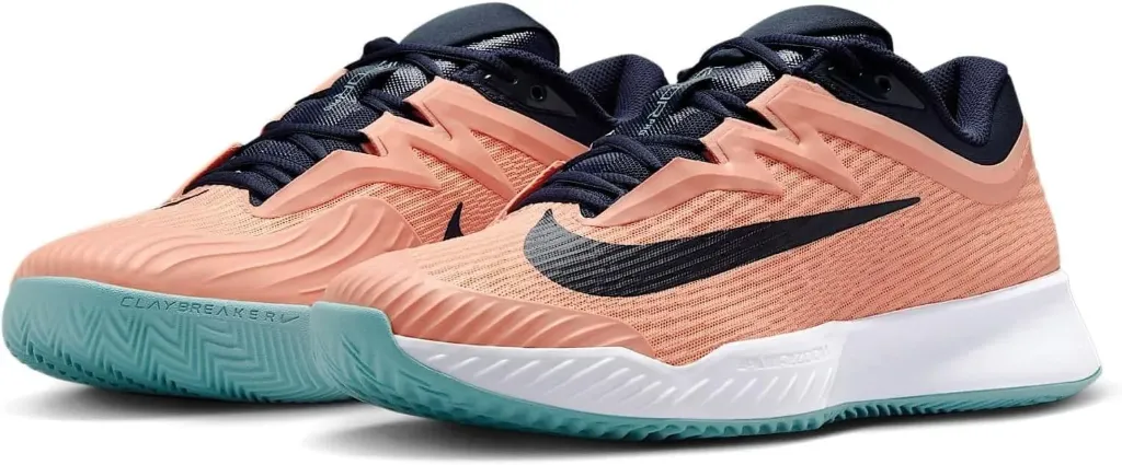 Nike Vapor Pro 3 Chaussure de tennis pour terre battue pour homme abricot/turquoise/blanc