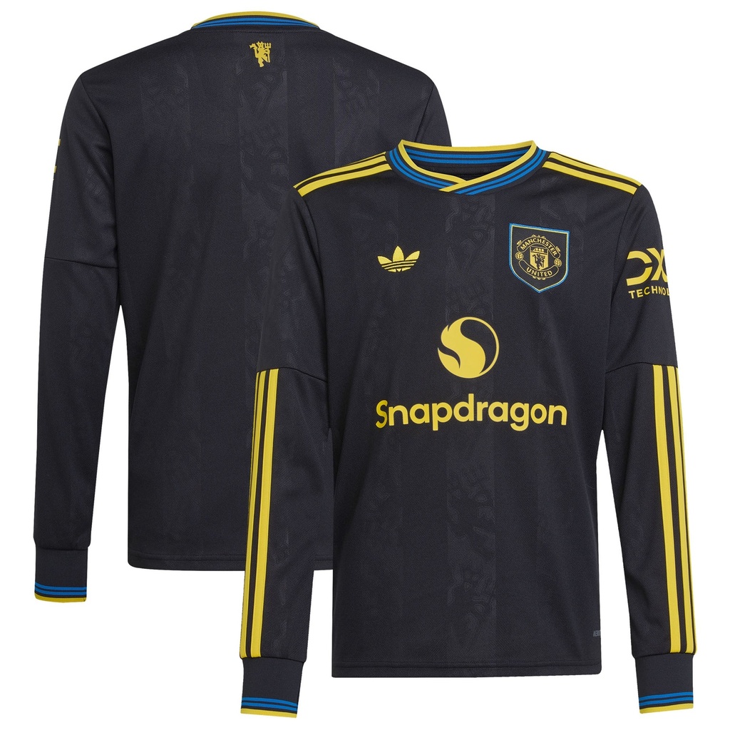 Adidas Maillot manches longues Manchester United 25/26 Third pour enfants (176)