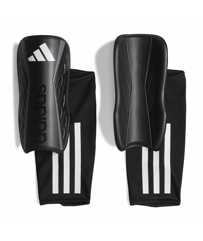 Adidas Protège-Tibias Tiro League - Noir/Blanc/Argenté