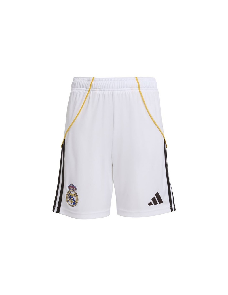 Adidas Short domicile Real Madrid 25/26 pour enfants