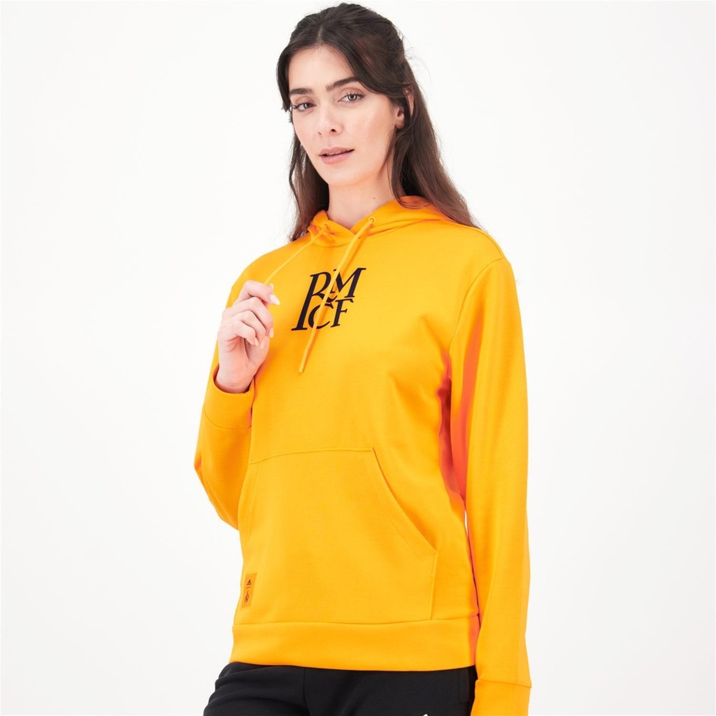 Adidas Sweat-shirt à capuche maille double Real Madrid