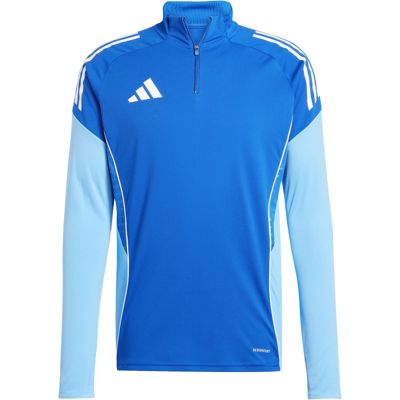 Adidas Tiro 25 Competition sweat 1/4 zip bleu