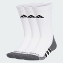 Adidas Chaussettes mi-mollet rembourrées Performance Climacool (3 paires) blanc/noir