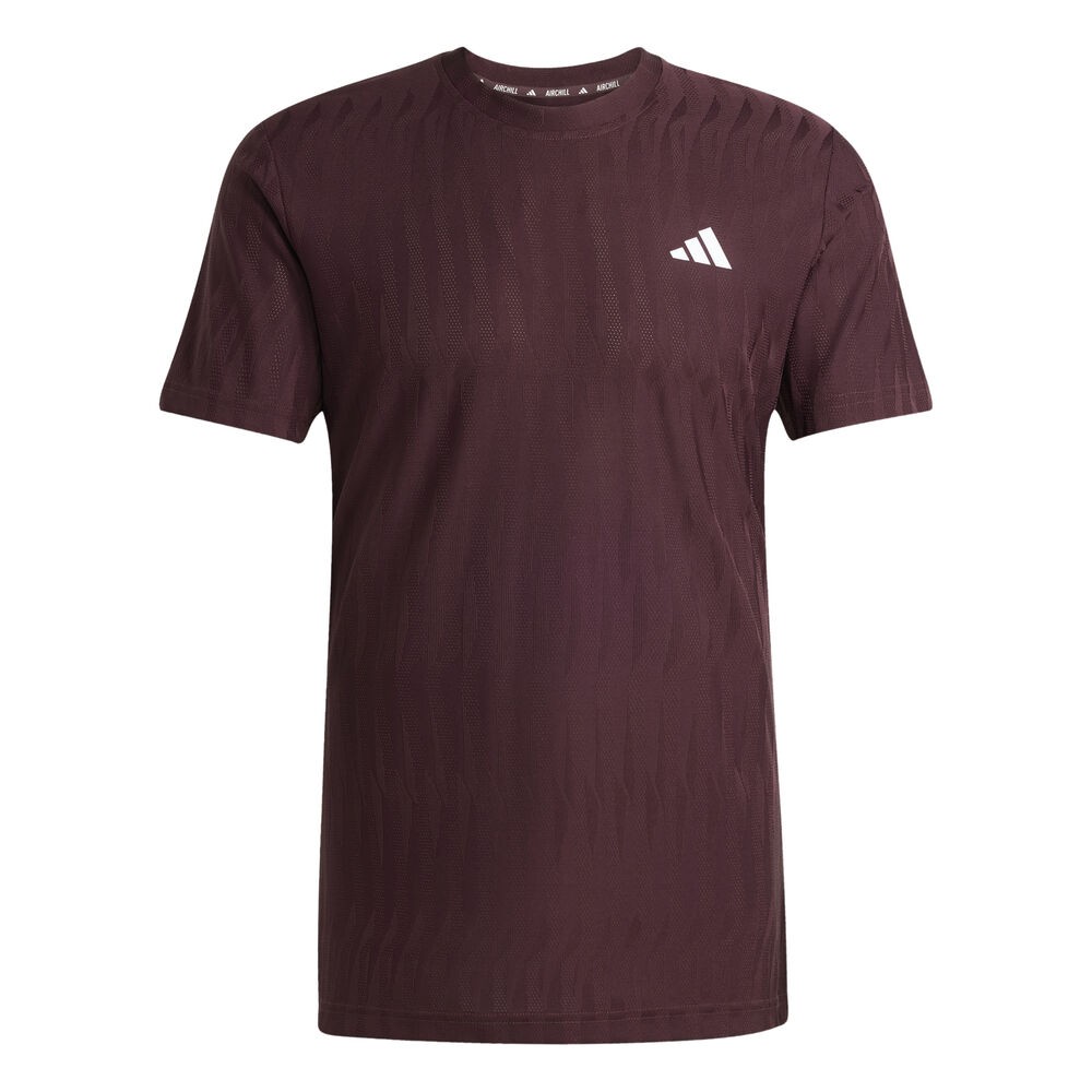 Adidas T-shirt Tennis Pro Climacool+ FreeLift Aurora Ruby / Brown