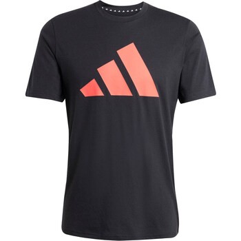 Adidas T-shirt TR-ES FR LOGO noir/rouge vif (S)