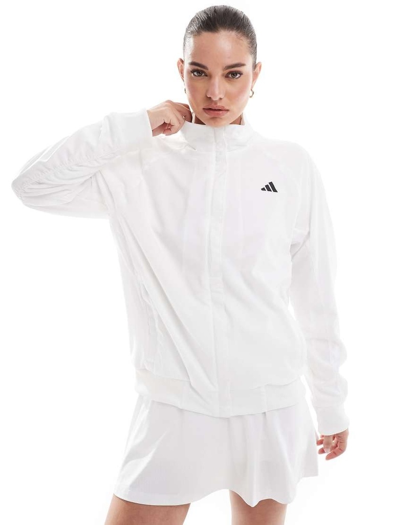 Adidas Veste de tennis Walk-On blanche
