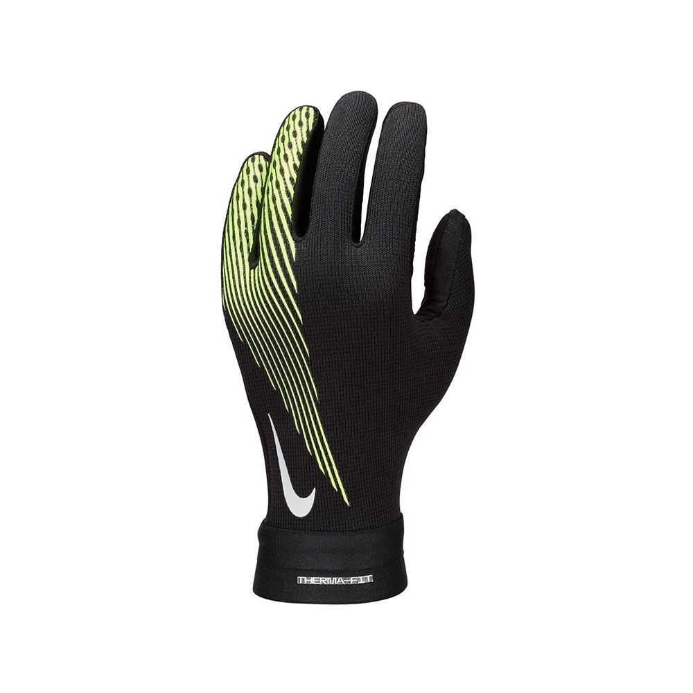 Nike Academy Gants de foot Therma-FIT pour enfant noir/volt