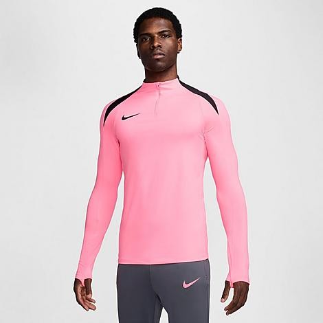 Nike Strike Haut d'entraînement de foot à demi zip Dri-FIT pour homme rose