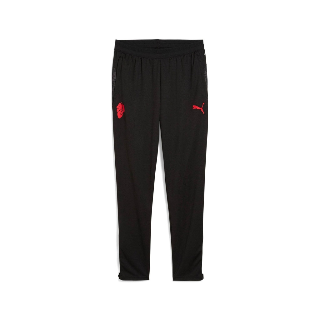 PUMA AC Milan Pantalon d'Entraînement 2025-2026 Noir Rouge (S)