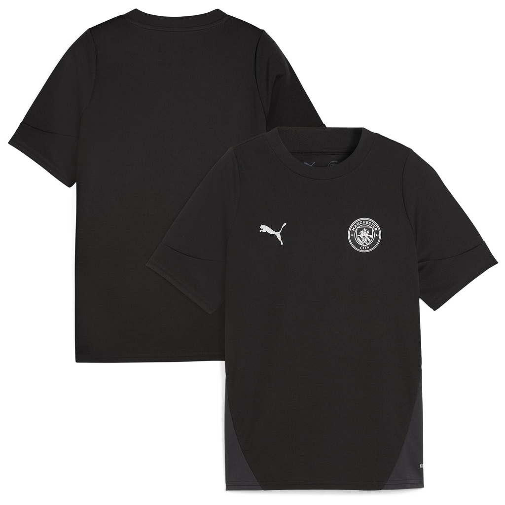 PUMA Manchester City Maillot d'Entraînement 2025-2026 Enfants Noir Blanc