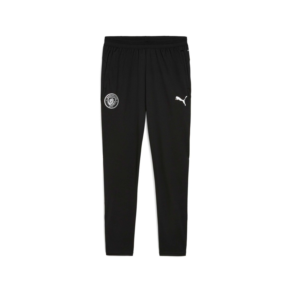 PUMA Manchester City Pantalon d'Entraînement 2025-2026 Noir Argenté (S)