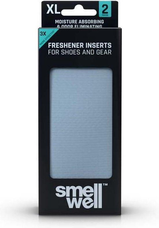 SmellWell Inserts désodorisants pour chaussures Silver Grey