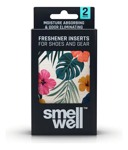 SmellWell Inserts désodorisants pour chaussures fleur blanche
