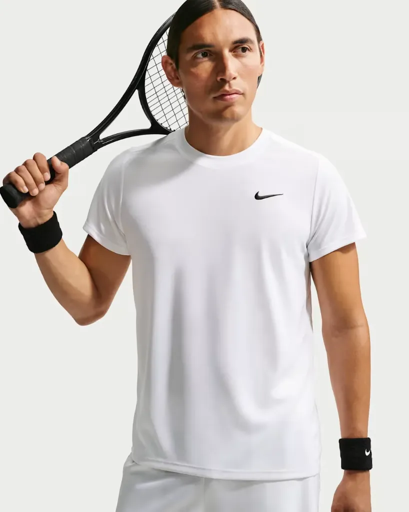 NikeCourt Victory Haut de tennis Dri-FIT pour homme blanc