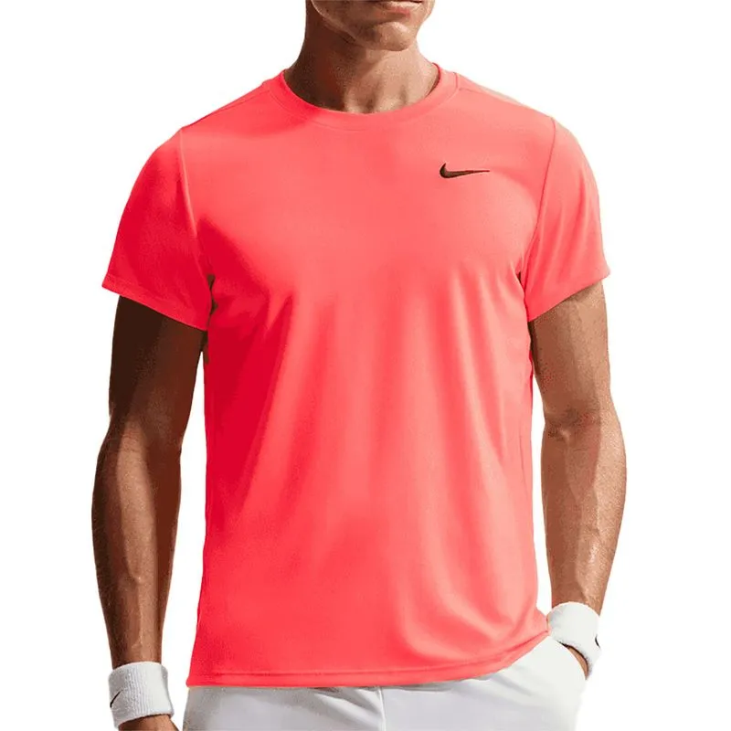 NikeCourt Victory Haut de tennis Dri-FIT pour homme hot lava/noir