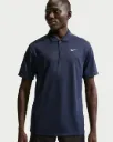 NikeCourt Dri-FIT Polo de tennis pour Homme Obsidian/Blanc