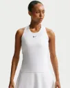 Nike Victory Débardeur de tennis Dri-FIT pour femme blanc/noir