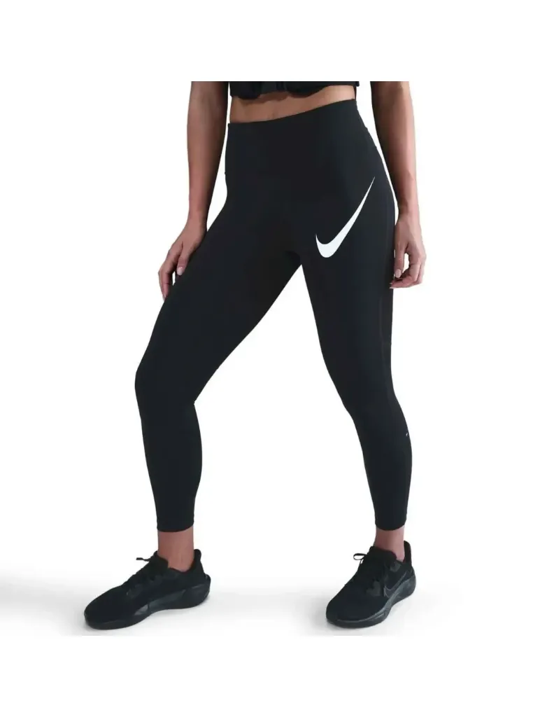 [HV2304-010-XS] Nike Legging de running 7/8 taille haute pour Femme noir/blanc (XS)