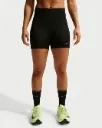 Nike Tempo Short de running ajusté taille haute 10 cm pour femme noir