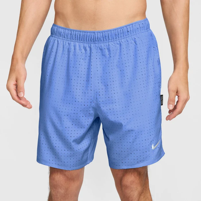 [HJ4176-494-S] Nike Challenger Breathe Short de running avec sous-short intégré 18 cm Dri-FIT pour homme Royal Pulse/Reflective Silver (S)