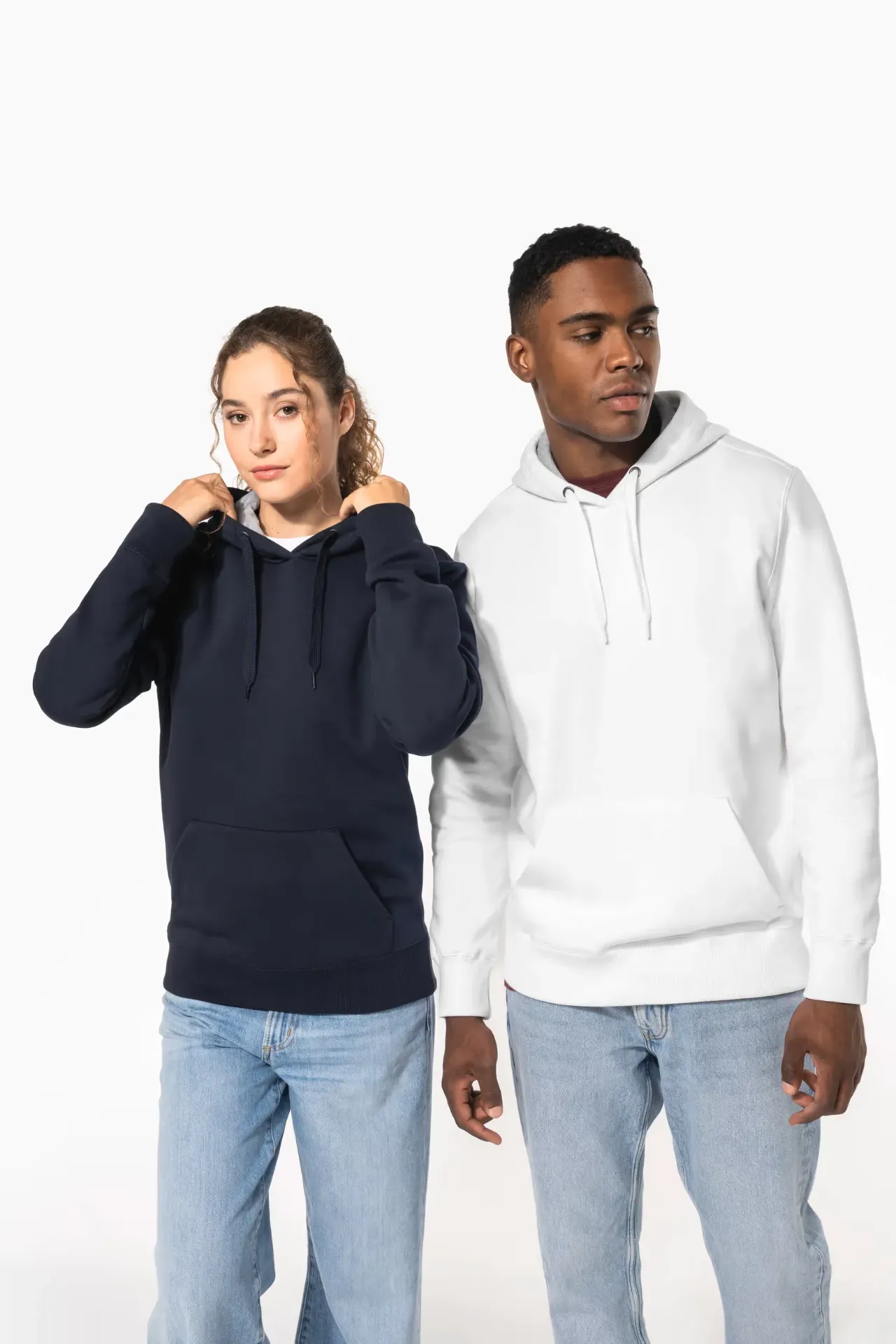 K443 - Sweat shirt capuche unisexe