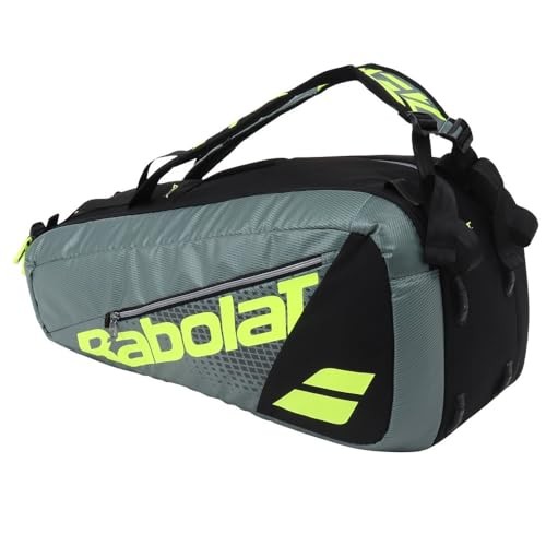 Babolat Sac RH6 Pure Aero Gris Métallisé / Noir / Jaune Fluo