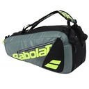 Babolat Sac RH6 Pure Aero Gris Métallisé / Noir / Jaune Fluo