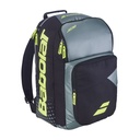Babolat Backpack Pure Aero Gris Métallisé / Noir / Jaune Fluo