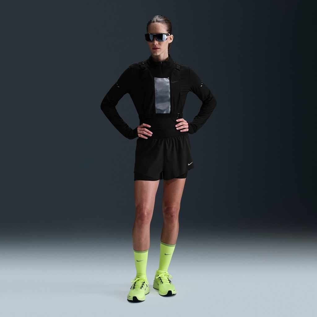 Nike Swift Short de running 2-en-1 à taille mi-haute 8 cm