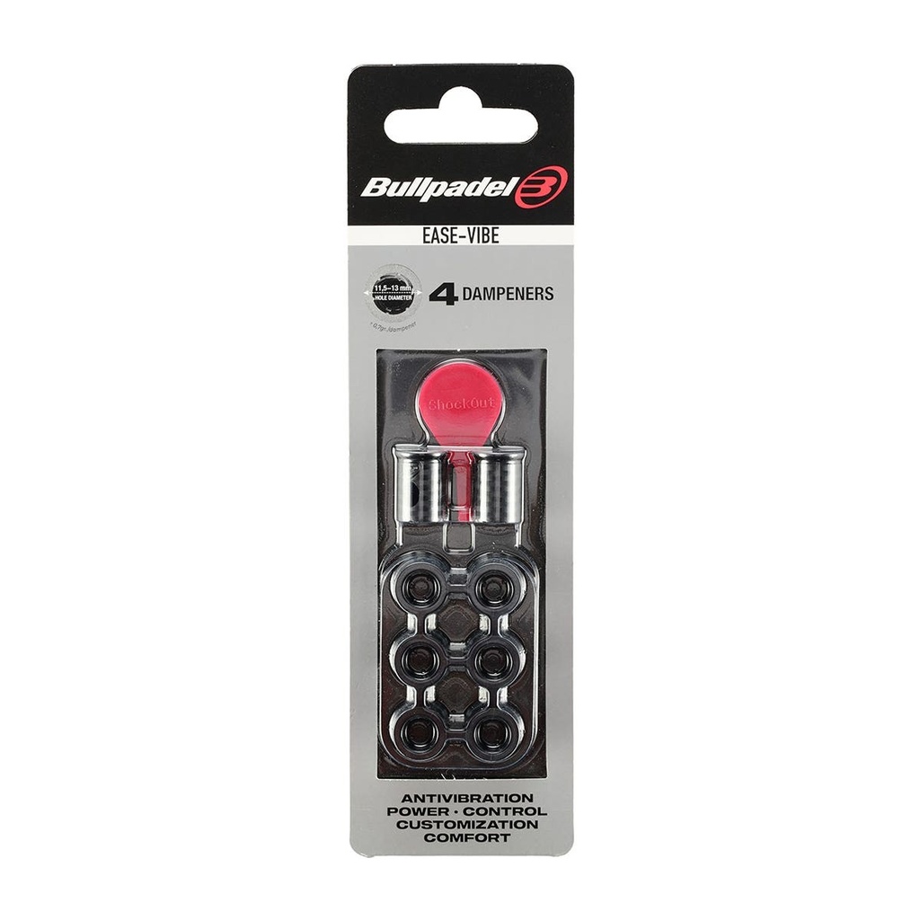 Bullpadel antivibrateur Ease Vibe noir