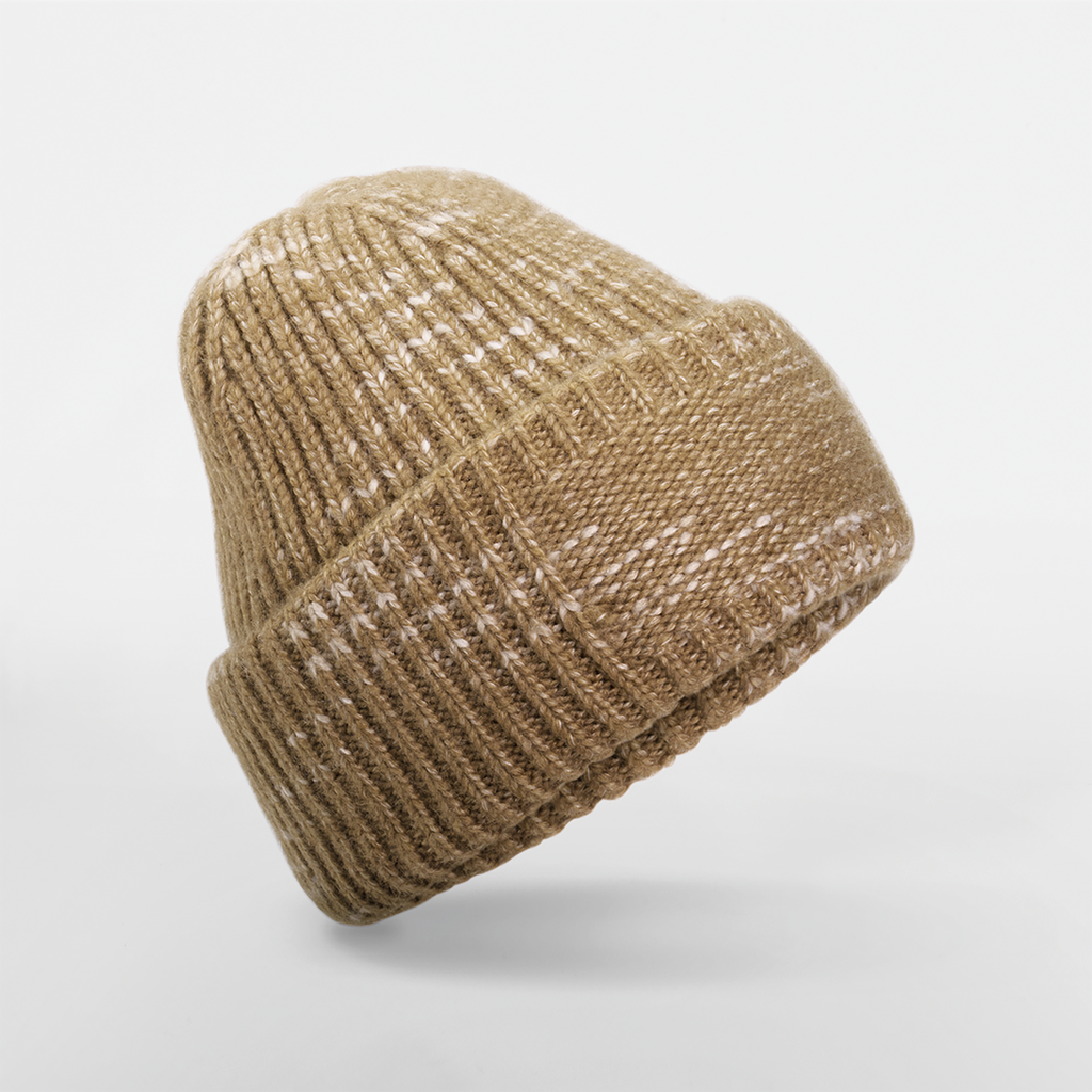 [B330R_92894_92892] Beechfield® Bonnet à patch en grosse mailles Espresso Haze (B330R)