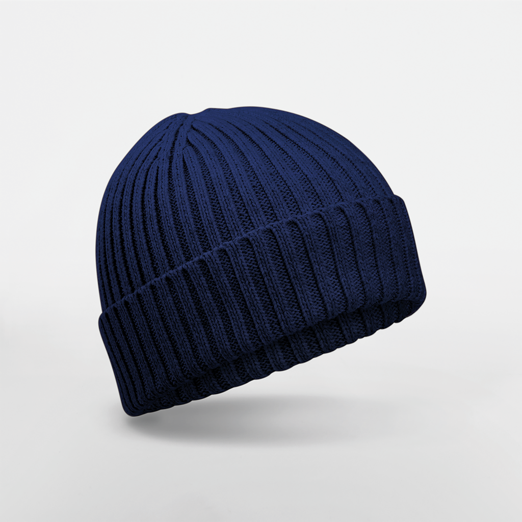 Beechfield® Bonnet enfant en coton biologique Oxford Navy (B341B)