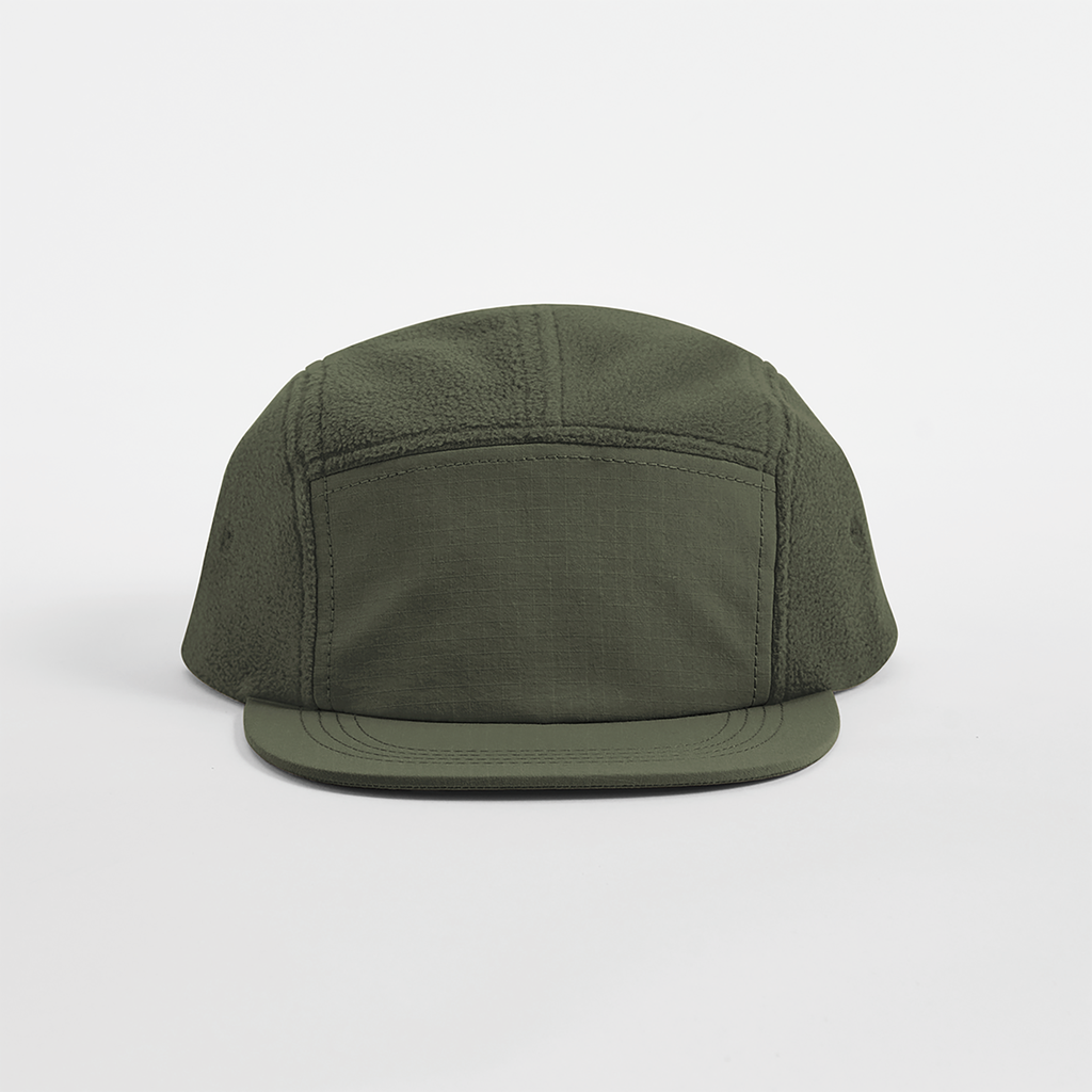 [B220R-Olive Green-One Size] Beechfield® Casquette campeur d'extérieur en polaire recyclée Olive Green (B220R)