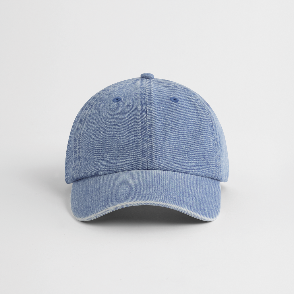 [B105-Mid blue-One Size] Beechfield® Casquette denim Mid blue (B105)