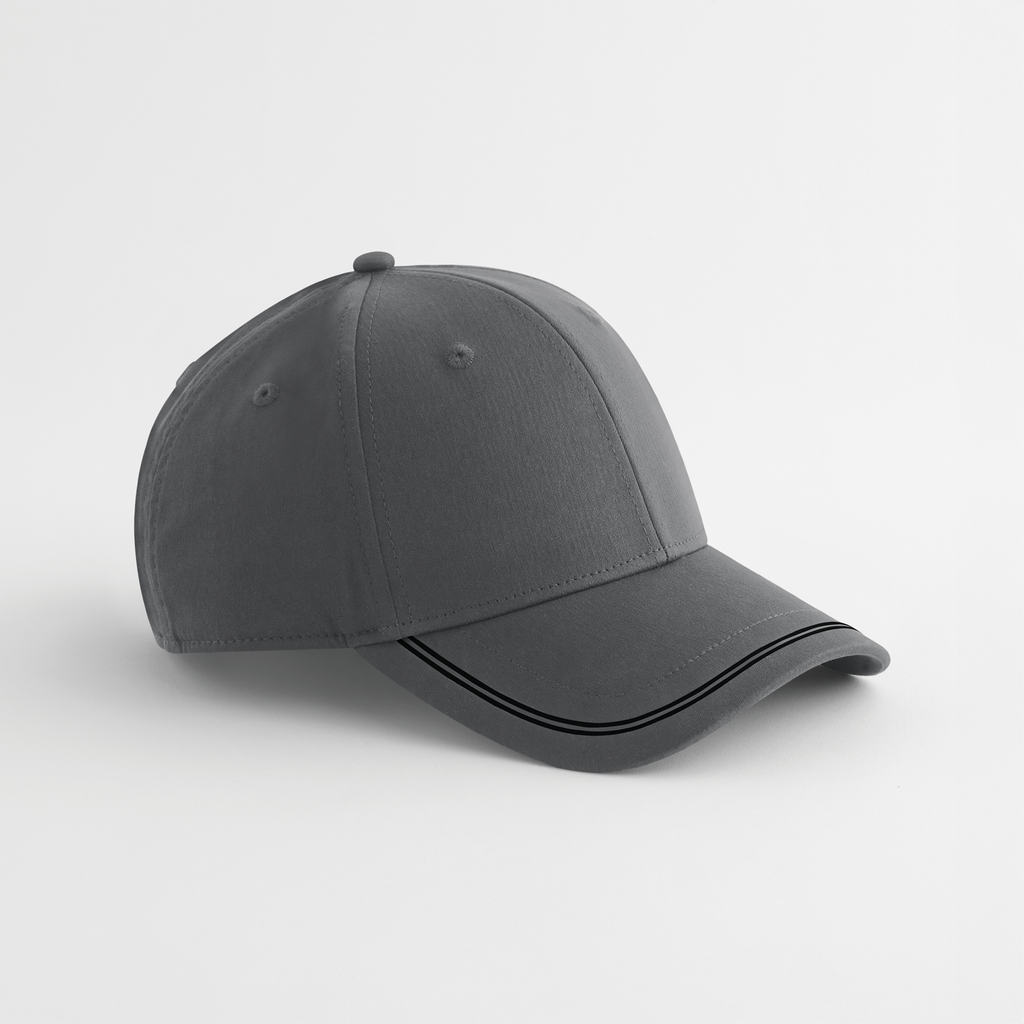 Beechfield® Casquette de sport Gunmetal Grey/Black (B166R)