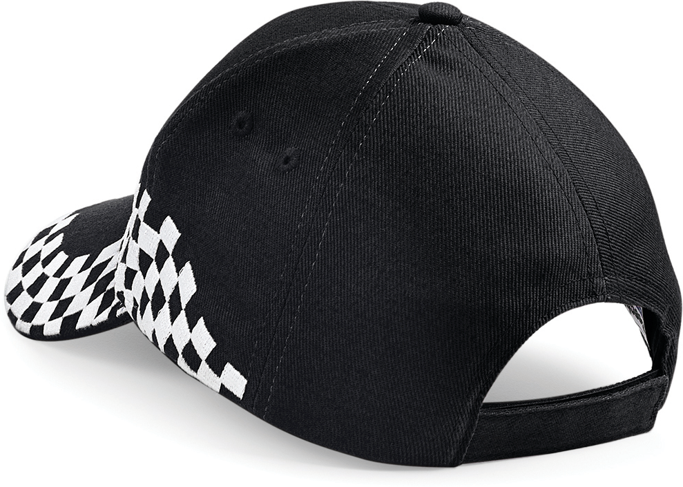 Beechfield® Casquette Grand Prix Black / White (B159)