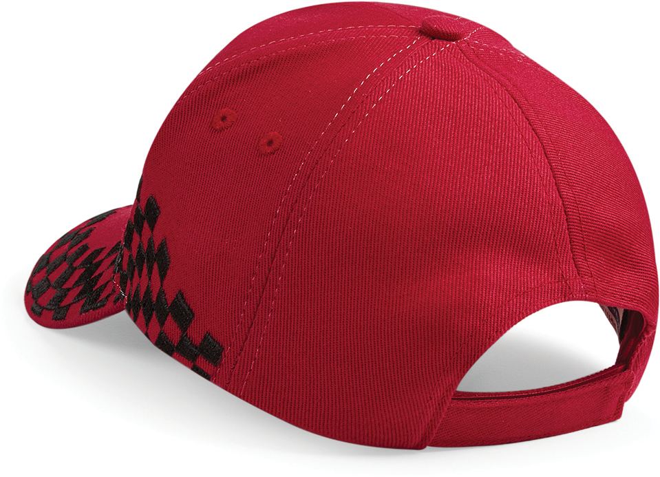 Beechfield® Casquette Grand Prix Classic Red / Black (B159)